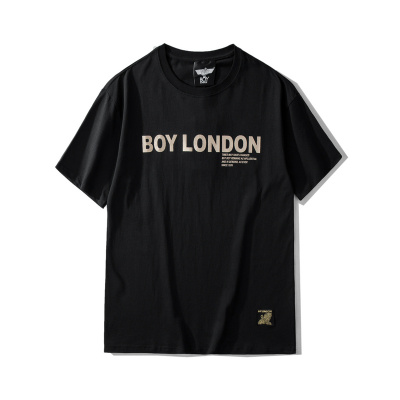 BOY LONDON 新款黑金圆领短袖套头T恤老鹰